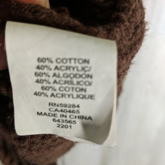 CHILDREN'S PLACE Brown Sweater Cardi Dress 7/8 Med - Picture 6 of 8